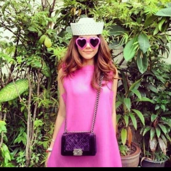 (Sold)100% Authentic Channel  Mini Boy Shoulder Crossbody Velvet Leather - Picture 2 of 16